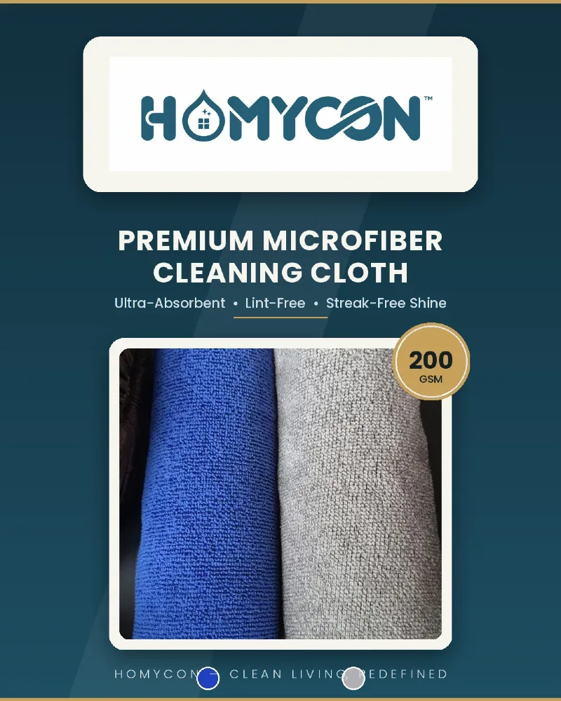 MICRO FIBER CLEANING CLOTH ROLLS 200GSM 20PCS — Bathroom & Tile Care